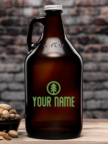 Pine Tree : Beer Growlers - Color Printed