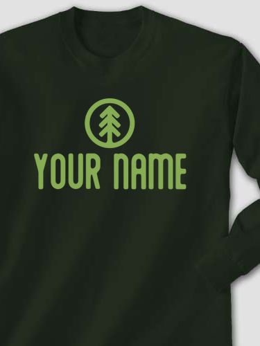 Pine Tree : Printed Long Sleeves