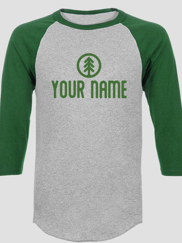 Pine Tree : Printed Raglan Shirts