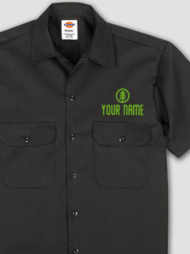 Pine Tree : Embroidered Work Shirts