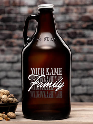 Family Repeat : Beer Growlers - Color Printed