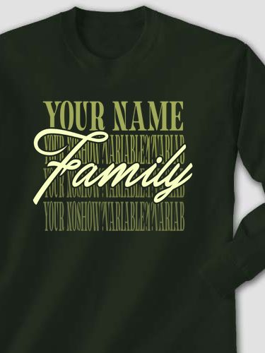 Family Repeat : Printed Long Sleeves