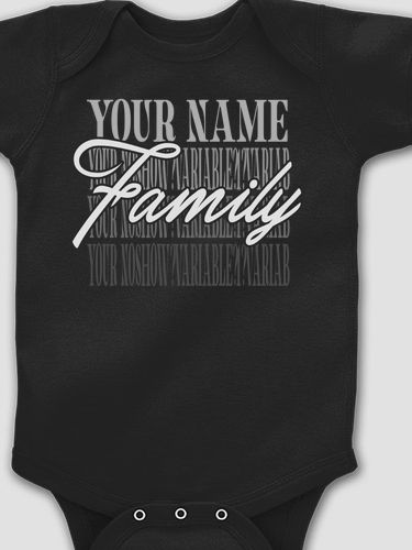 Family Repeat : Printed Baby Bodysuits