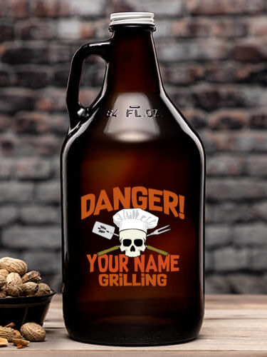 Danger Grilling : Beer Growlers - Color Printed