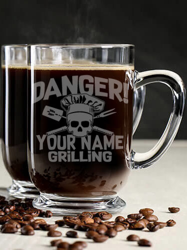 Danger Grilling : Coffee Mugs - Engraved