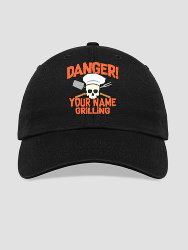 Danger Grilling : Embroidered Baseball Hats