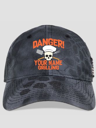 Danger Grilling : Embroidered Kryptek Tactical Camo Hats