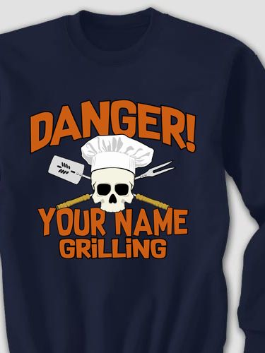 Danger Grilling : Printed Sweatshirts