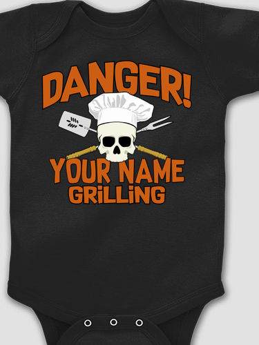 Danger Grilling : Printed Baby Bodysuits