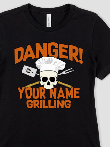 Danger Grilling : Premium Ladies T-Shirts