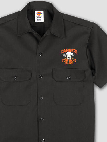 Danger Grilling : Embroidered Work Shirts
