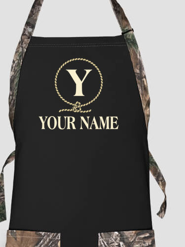 Lasso Monogram : Printed 2-Tone Aprons