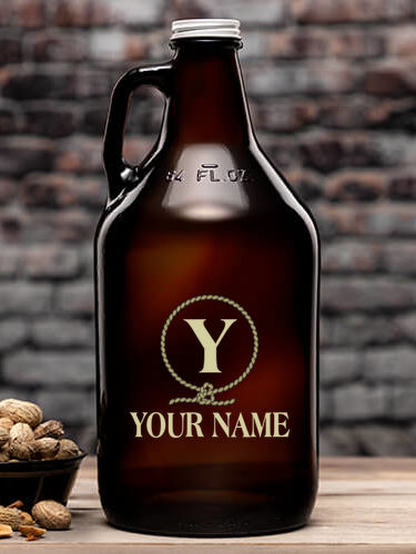 Lasso Monogram : Beer Growlers - Color Printed