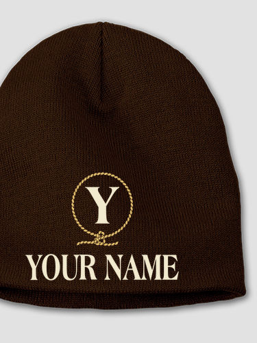 Lasso Monogram : Embroidered Beanies