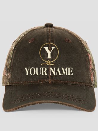 Lasso Monogram : Embroidered 2-Tone Camo Hats