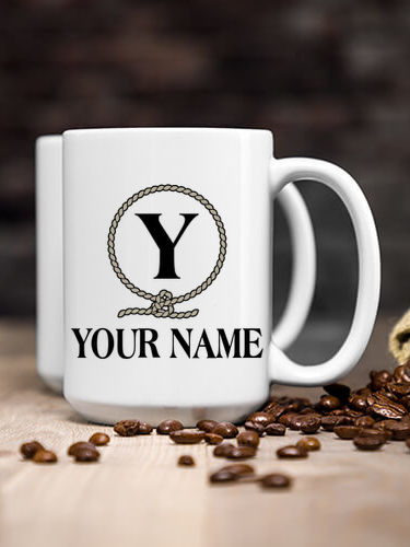 Lasso Monogram : Ceramic Coffee Mugs