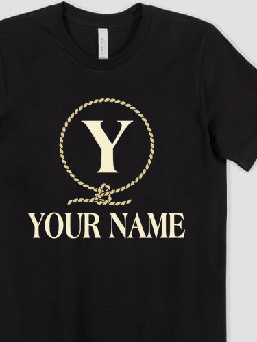 Lasso Monogram : Premium Printed T-Shirts