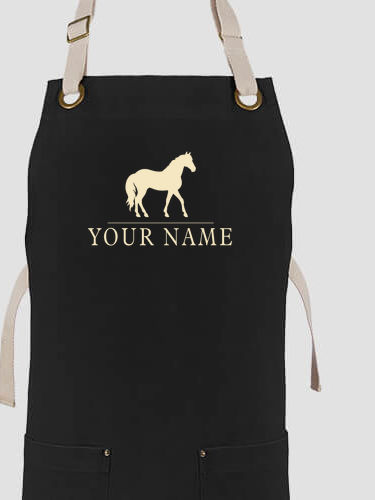Horse : Printed Canvas Work Aprons