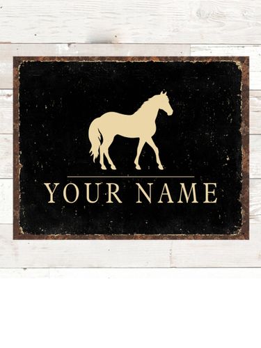 Horse : Tin Signs