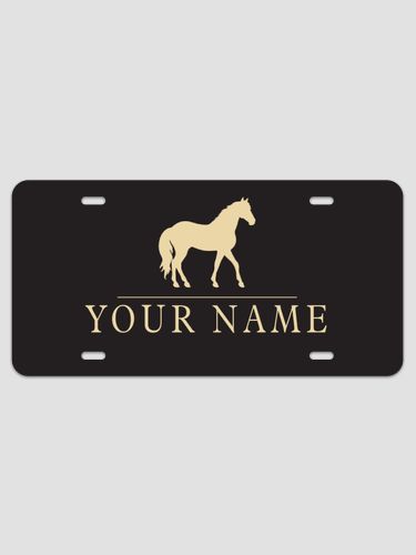 Horse : License Plates