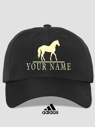 Horse : Embroidered Adidas&reg; Hats