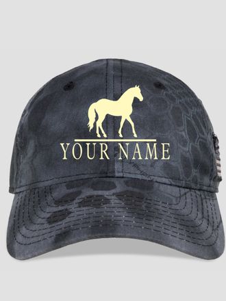 Horse : Embroidered Kryptek Tactical Camo Hats
