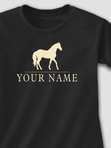 Horse : Adult Ladies Fitted T-Shirt