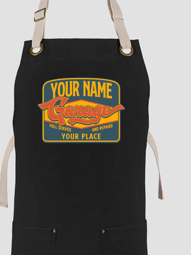 Retro Garage : Printed Canvas Work Aprons