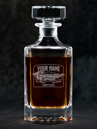 Retro Garage : Whiskey Decanter - Engraved