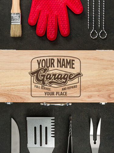 Retro Garage : 10 Piece BBQ Set