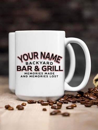 Backyard Bar and Grill : Ceramic Coffee Mugs