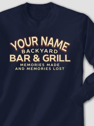 Backyard Bar and Grill : Printed Long Sleeves