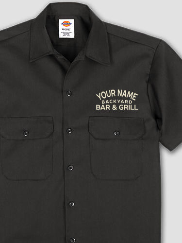 Backyard Bar and Grill : Embroidered Work Shirts