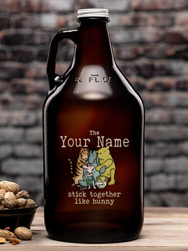 Stick Together : Beer Growlers - Color Printed