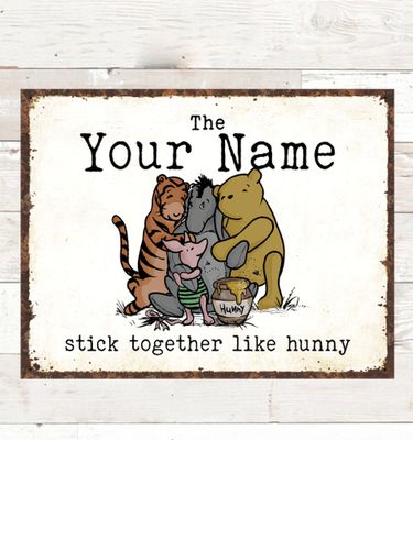 Stick Together : Tin Signs