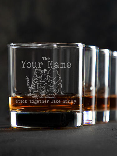 Stick Together : Rocks Glasses - Engraved
