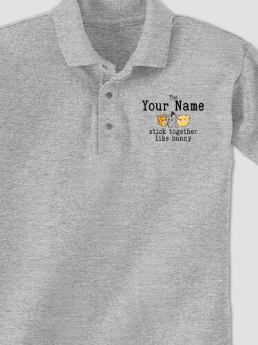 Stick Together : Embroidered Polo Shirts