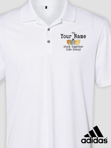 Stick Together : Embroidered Adidas&reg; Polo Shirts