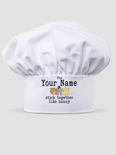 Stick Together : Embroidered Chef Hat