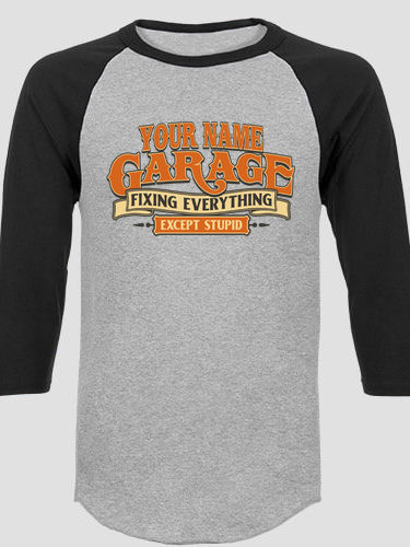 Fixing Everything Garage : Printed Raglan Shirts
