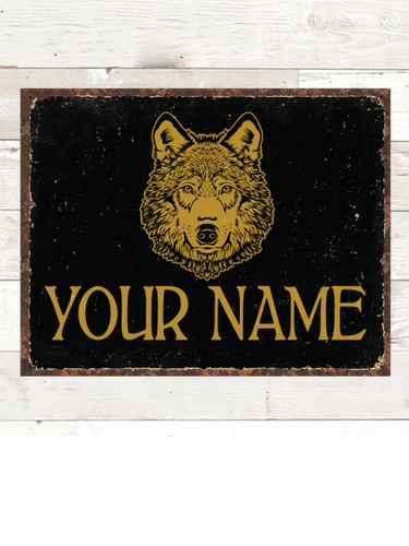 Wolf : Tin Signs