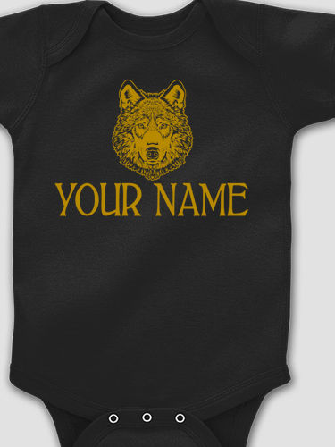 Wolf : Printed Baby Bodysuits