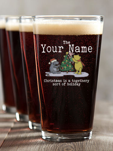 Togethery Holiday : Pint Glasses - Color Printed