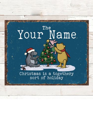 Togethery Holiday : Tin Signs