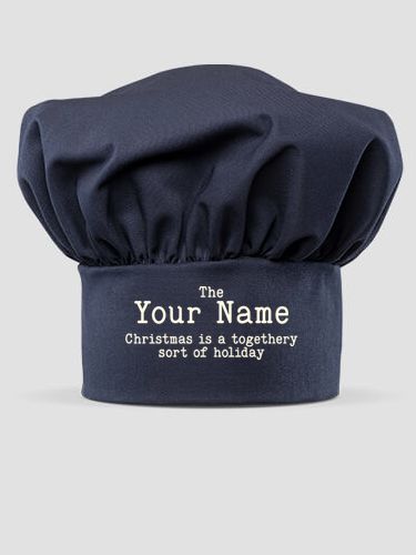 Togethery Holiday : Embroidered Chef Hat