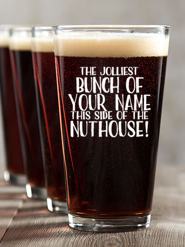 Jolliest Bunch : Pint Glasses - Color Printed