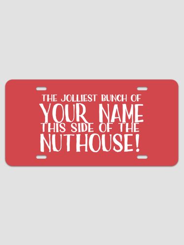 Jolliest Bunch : License Plates