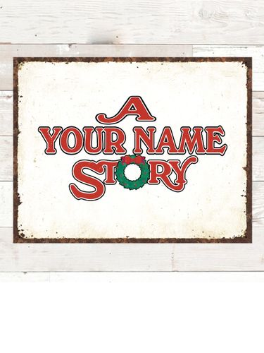 Christmas Story : Tin Signs