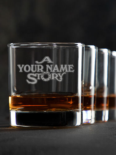 Christmas Story : Rocks Glasses - Engraved