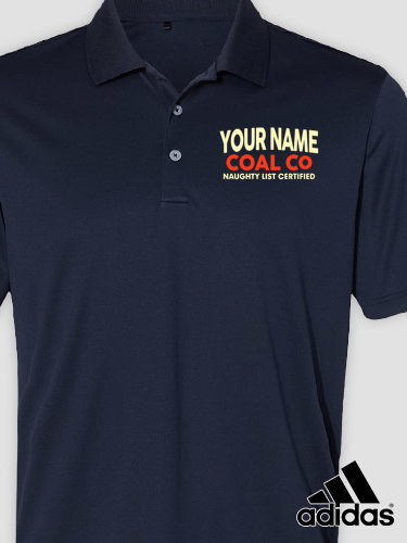 Christmas Coal Company : Embroidered Adidas&reg; Polo Shirts